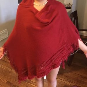 fringed poncho